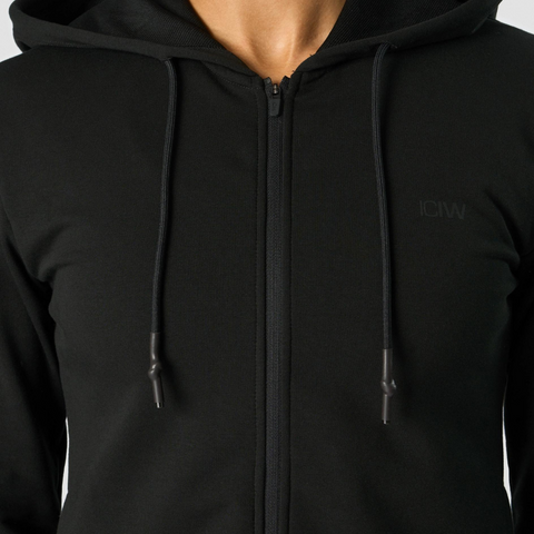Icaniwill - Stride zipper hoodie svart