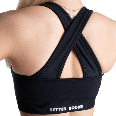 Better Bodies – Scrunch sport-bh svart
