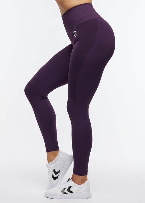 Gymone – Vitality scrunch tights purple