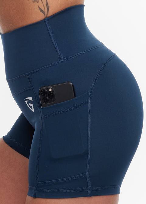 Gymone – Future pocket shorts mörkblå