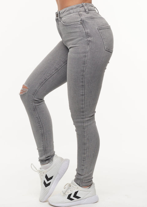 Noisy May - Callie skinny jeans grå