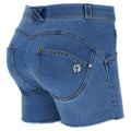 Freddy WR.UP® - Snug shorts regular waist denim ljus