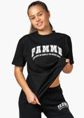 Famme - Oversized T-shirt Svart