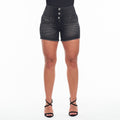 Freddy WR.UP® - Snug shorts high waist denim svart