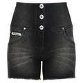 Freddy WR.UP® - Snug shorts high waist denim svart